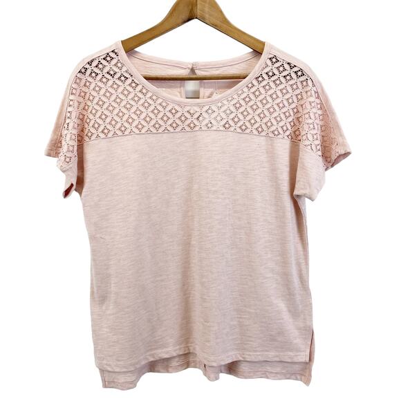 Simply Styled Crochet Lace Knit Top Summer Minimal Cottagecore Classic Coastal - Picture 1 of 12